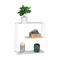 6 Pack: Honey Can Do White 3-Tier Floating Square Wall Shelf